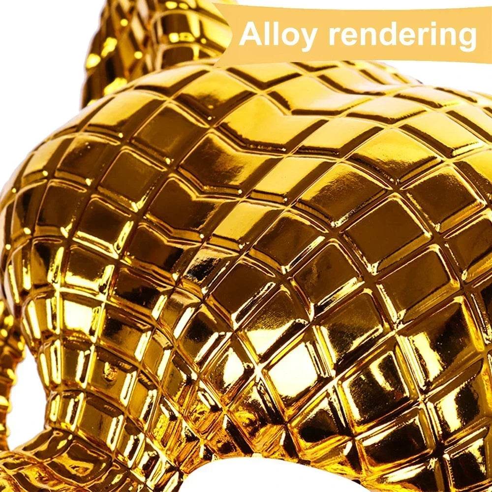 Premium Mask Golden Leopard For Halloween Masquerade - ToylandEU