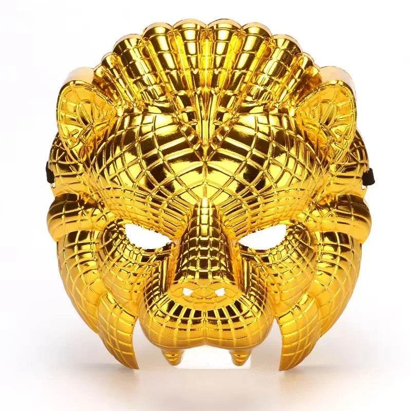 Premium Mask Golden Leopard For Halloween Masquerade - ToylandEU