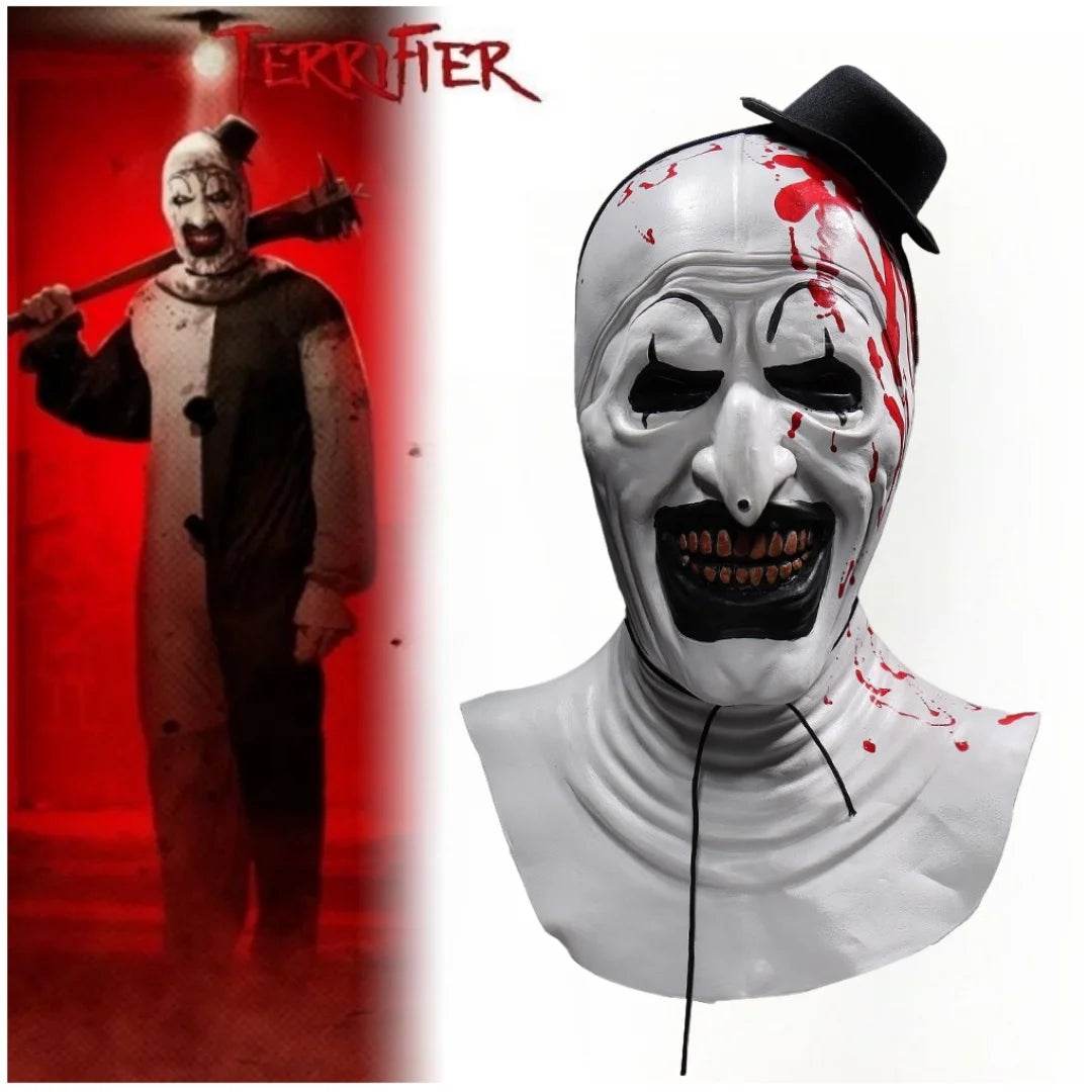 Premium Mask Horror Clown Latex Cosplay Halloween Party - ToylandEU