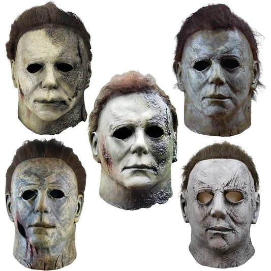 Premium Mask Michael Myers Full Head Latex Burn Scar Cosplay - ToylandEU