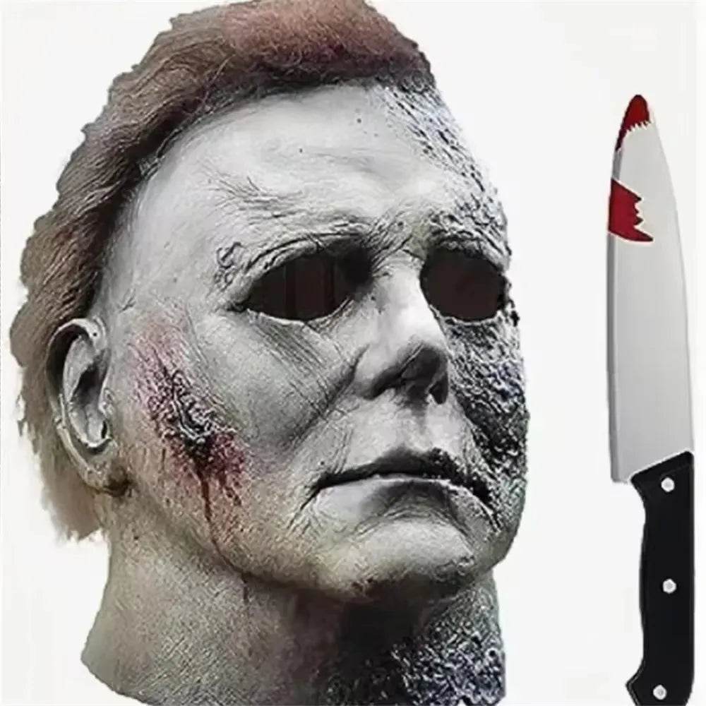 Premium Mask Michael Myers Full Head Latex Burn Scar Cosplay - ToylandEU