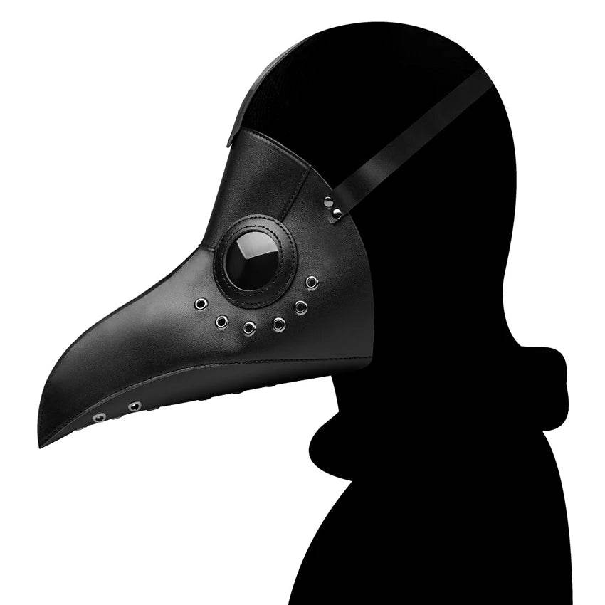 Premium Mask PU Leather Plague Doctor Steampunk Cosplay - ToylandEU
