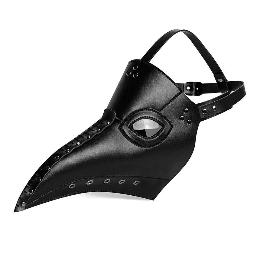 Premium Mask PU Leather Plague Doctor Steampunk Cosplay - ToylandEU