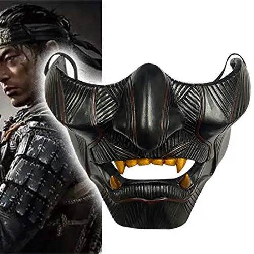 Premium Mask Tsushima Jin Sakai Resin Half Face Adult - ToylandEU