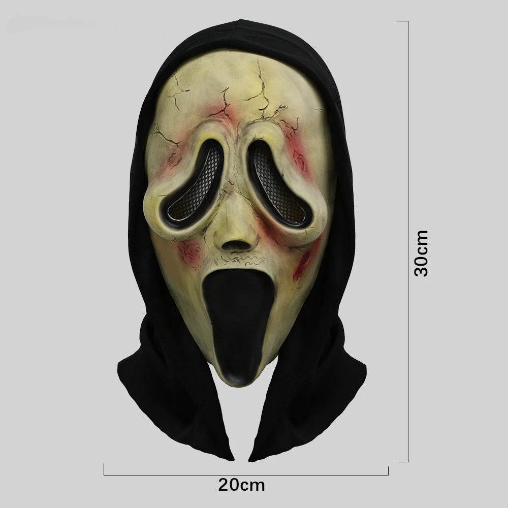 Premium Mask White Latex Full Head Skull For Adults - ToylandEU