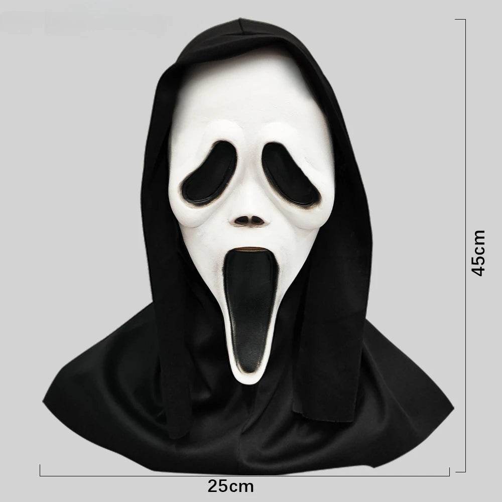 Premium Mask White Latex Full Head Skull For Adults - ToylandEU
