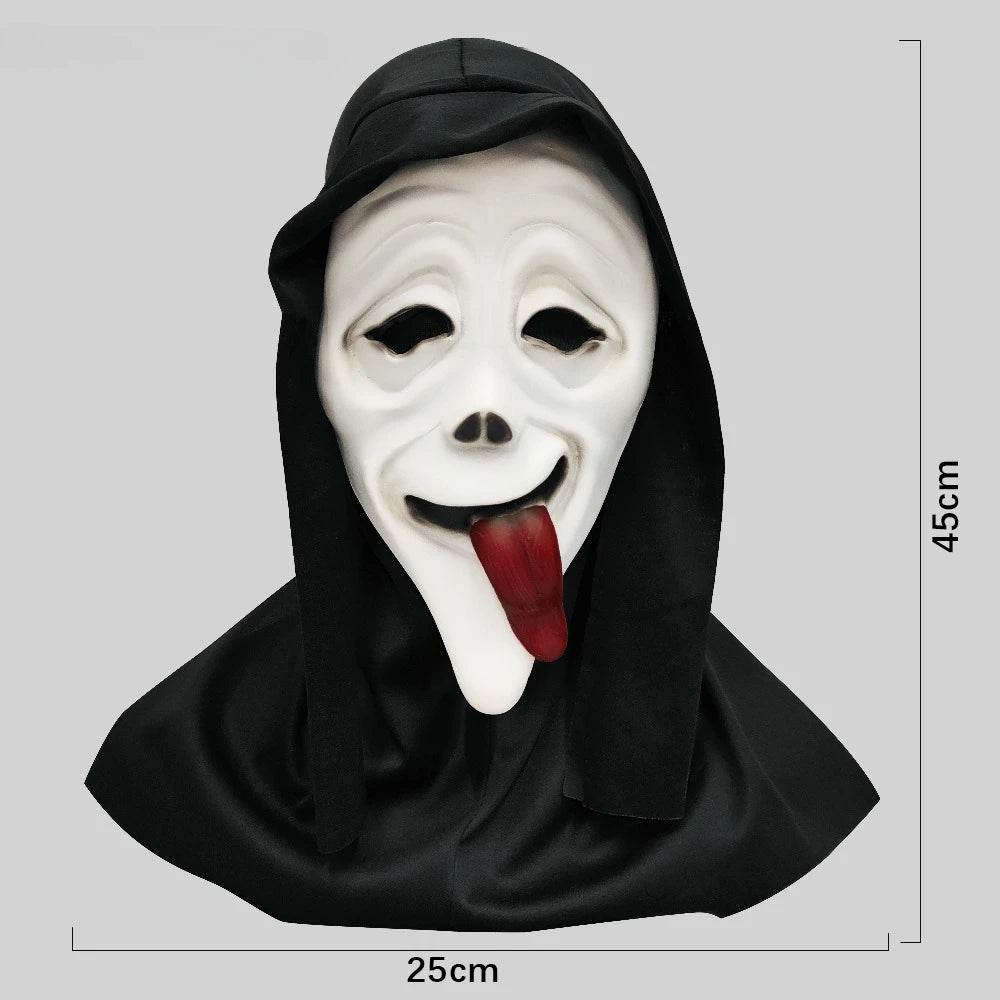 Premium Mask White Latex Full Head Skull For Adults - ToylandEU