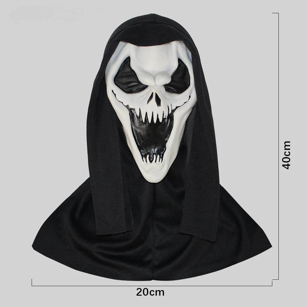 Premium Mask White Latex Full Head Skull For Adults - ToylandEU