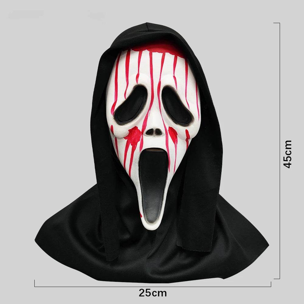 Premium Mask White Latex Full Head Skull For Adults - ToylandEU