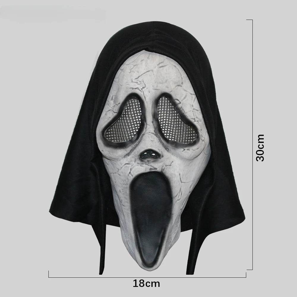 Premium Mask White Latex Full Head Skull For Adults - ToylandEU