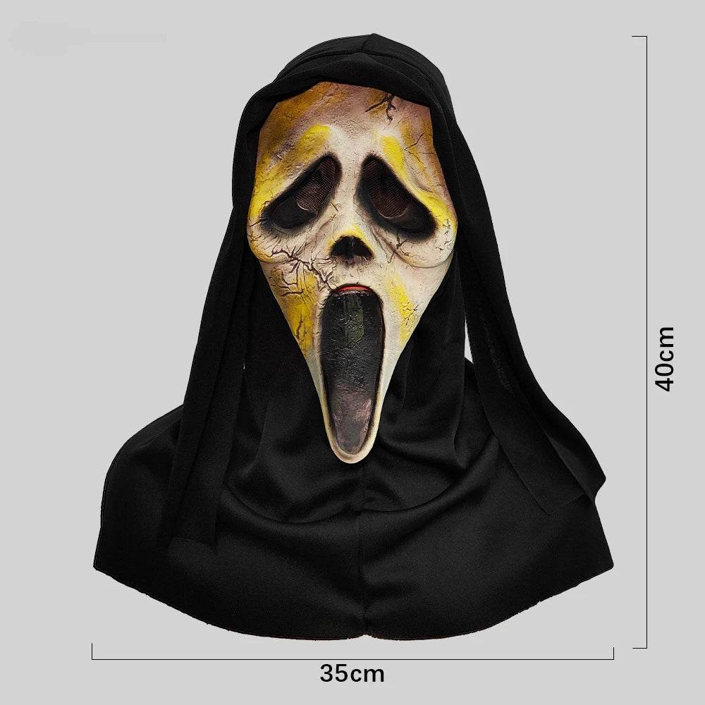 Premium Mask White Latex Full Head Skull For Adults - ToylandEU