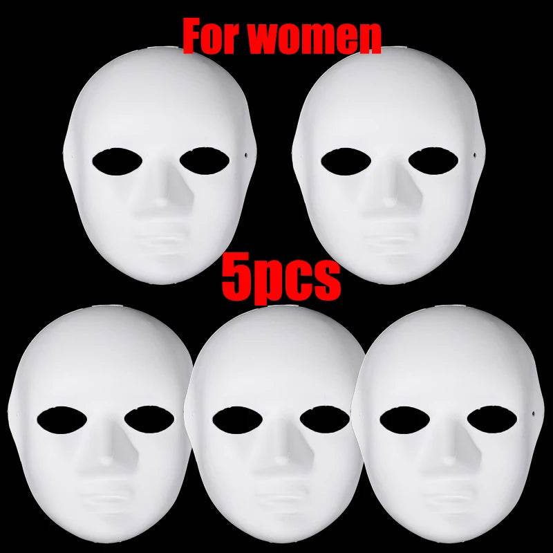 Premium Masks Blank White Paper For DIY Cosplay Adults - ToylandEU