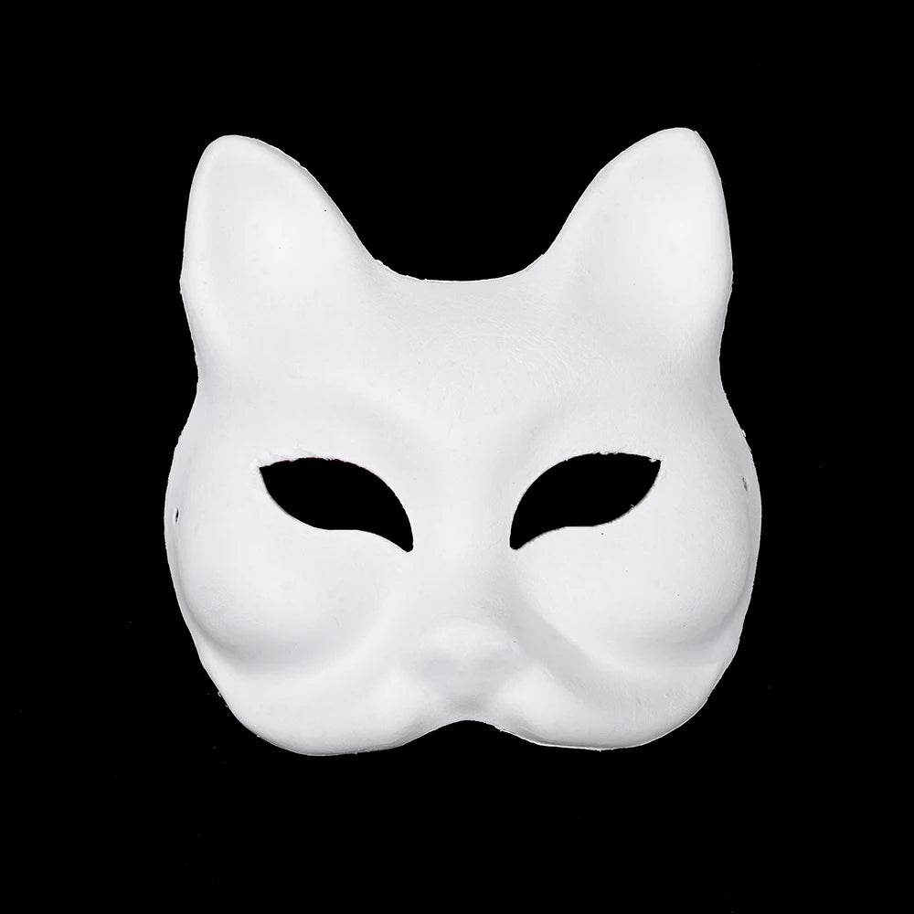 Premium Masks Blank White Paper For DIY Cosplay Adults - ToylandEU