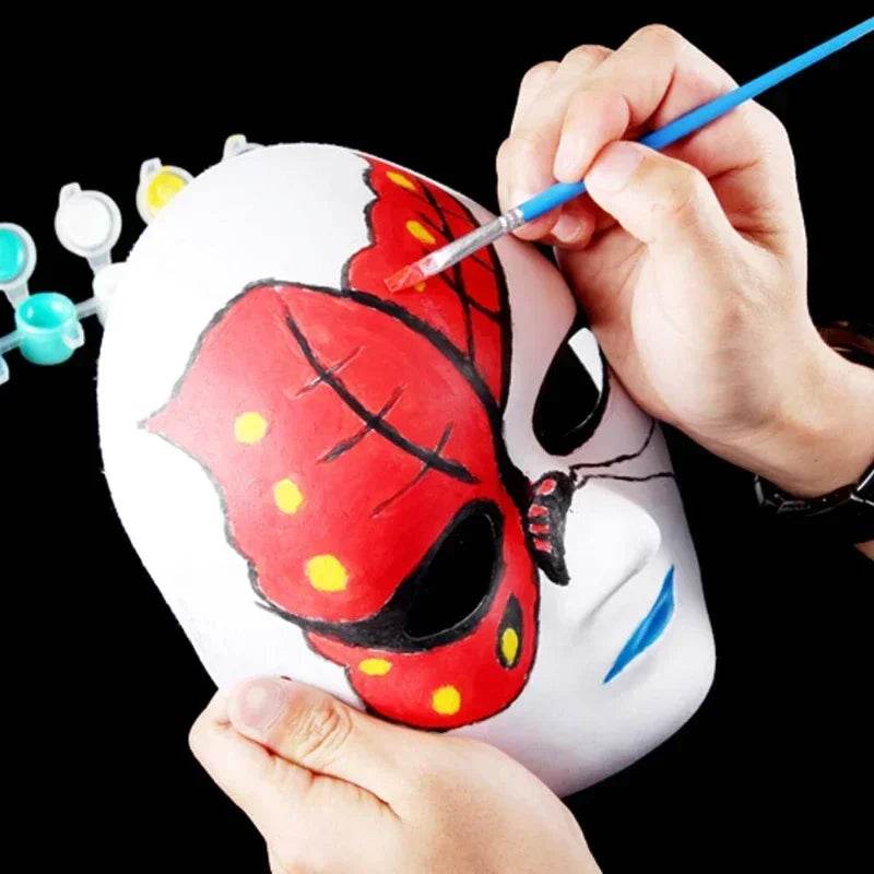 Premium Masks Paintable Blank White Full Face Halloween - ToylandEU