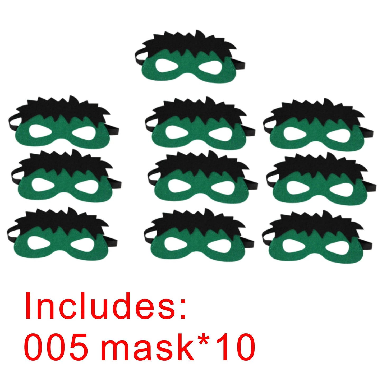 Premium Masks Set Felt Avengers For Kids Costume Party - ToylandEU