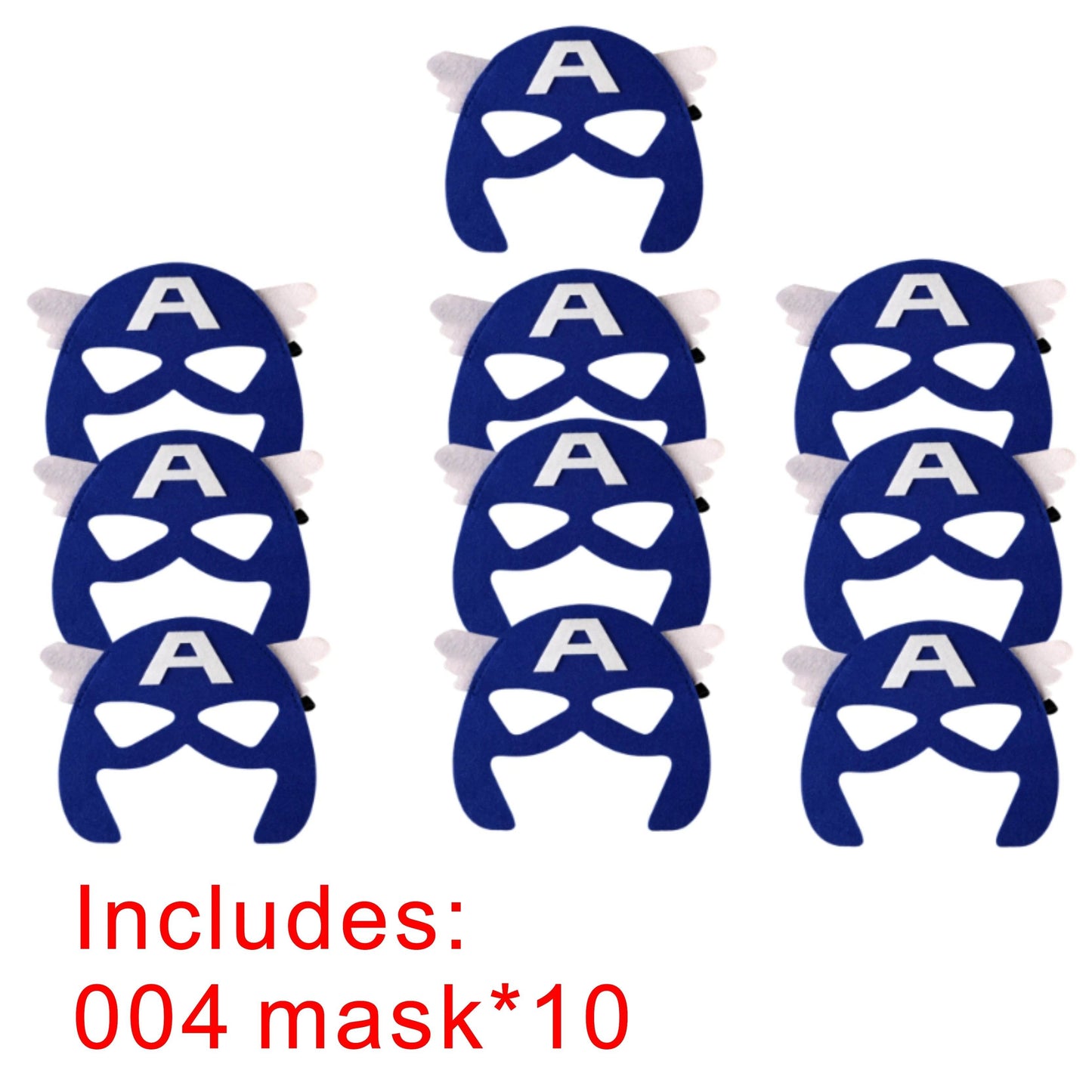 Premium Masks Set Felt Avengers For Kids Costume Party - ToylandEU