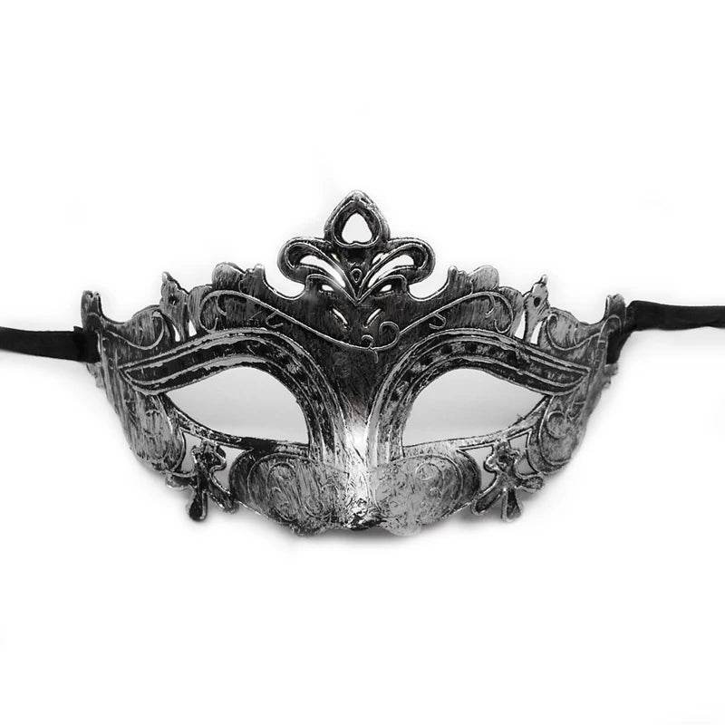 Premium Masquerade Mask Antique Copper Half Face For Women - ToylandEU