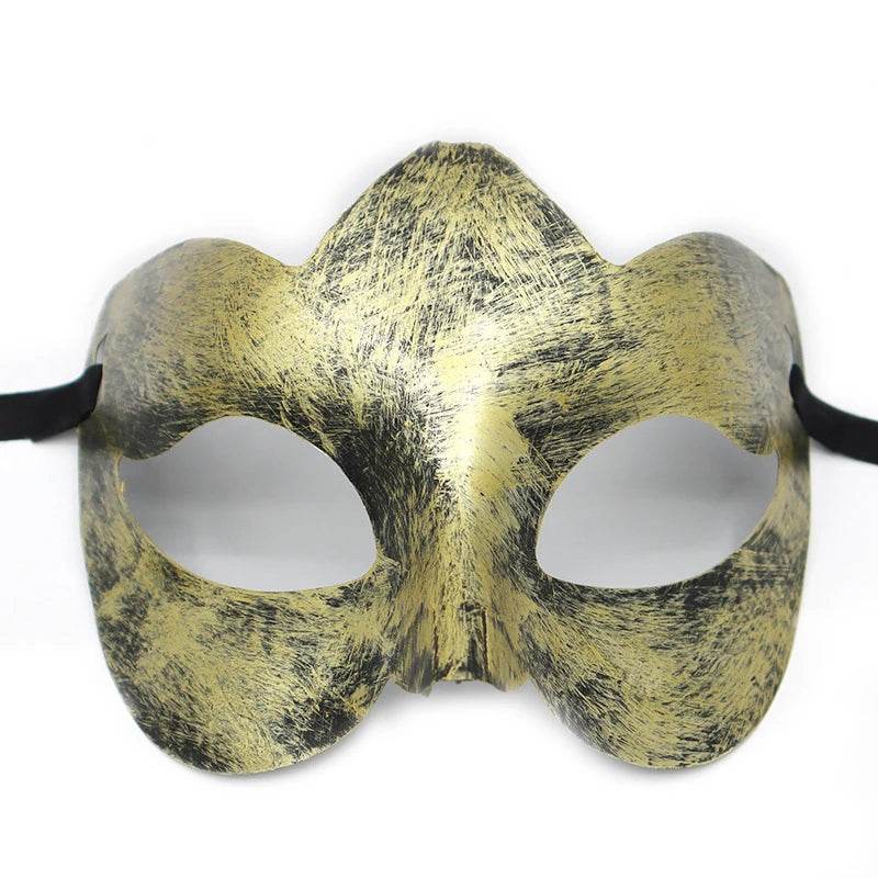 Premium Masquerade Mask Antique Copper Half Face For Women - ToylandEU