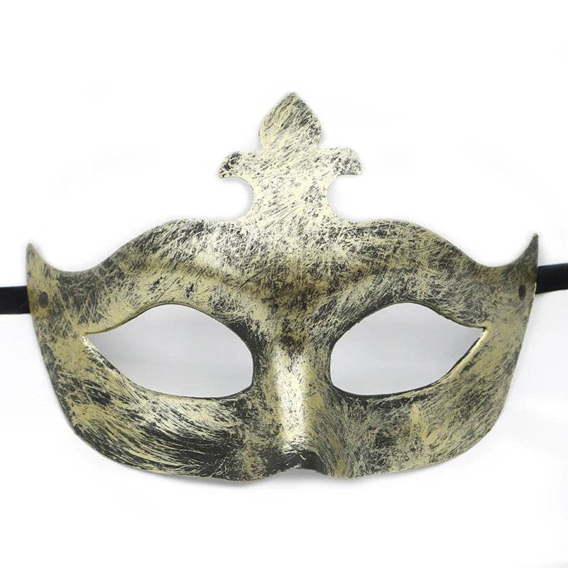 Premium Masquerade Mask Antique Copper Half Face For Women - ToylandEU