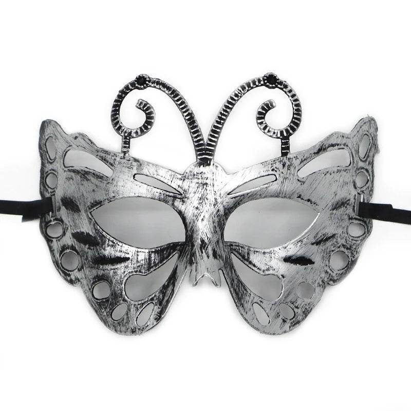 Premium Masquerade Mask Antique Copper Half Face For Women - ToylandEU