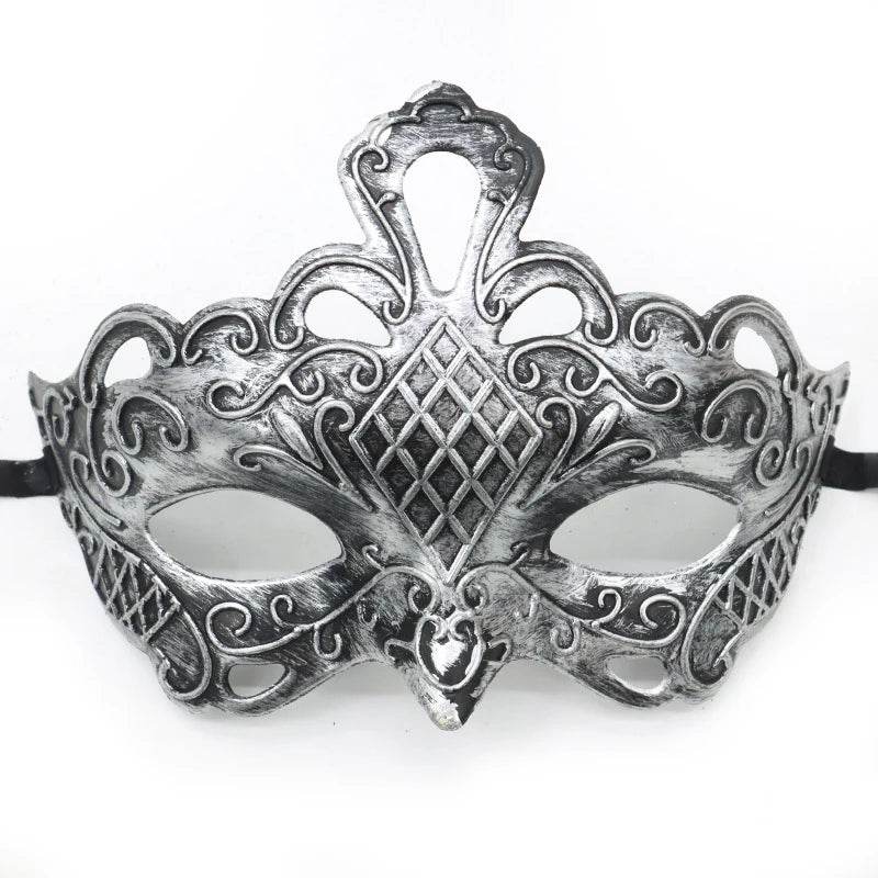 Premium Masquerade Mask Antique Copper Half Face For Women - ToylandEU