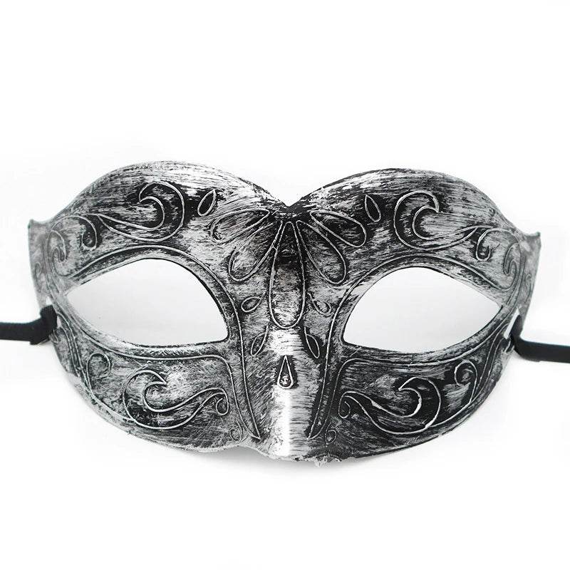Premium Masquerade Mask Antique Copper Half Face For Women - ToylandEU