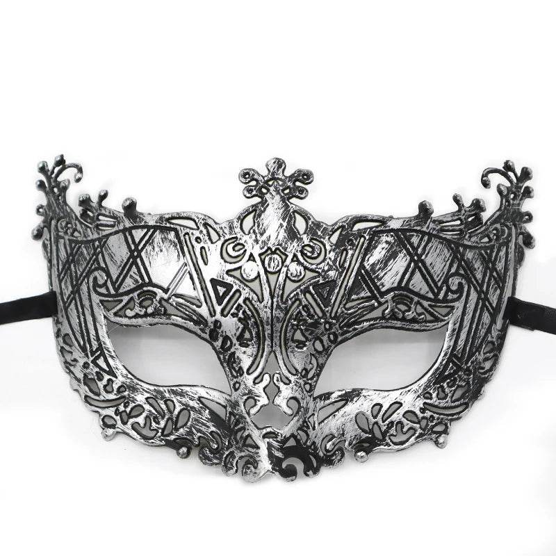 Premium Masquerade Mask Antique Copper Half Face For Women - ToylandEU