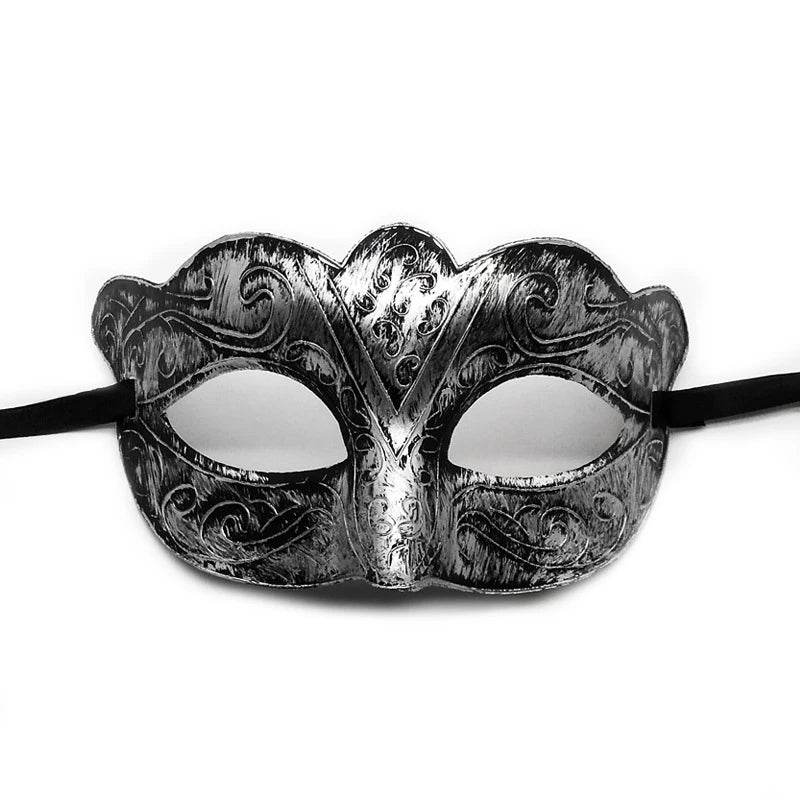 Premium Masquerade Mask Antique Copper Half Face For Women - ToylandEU