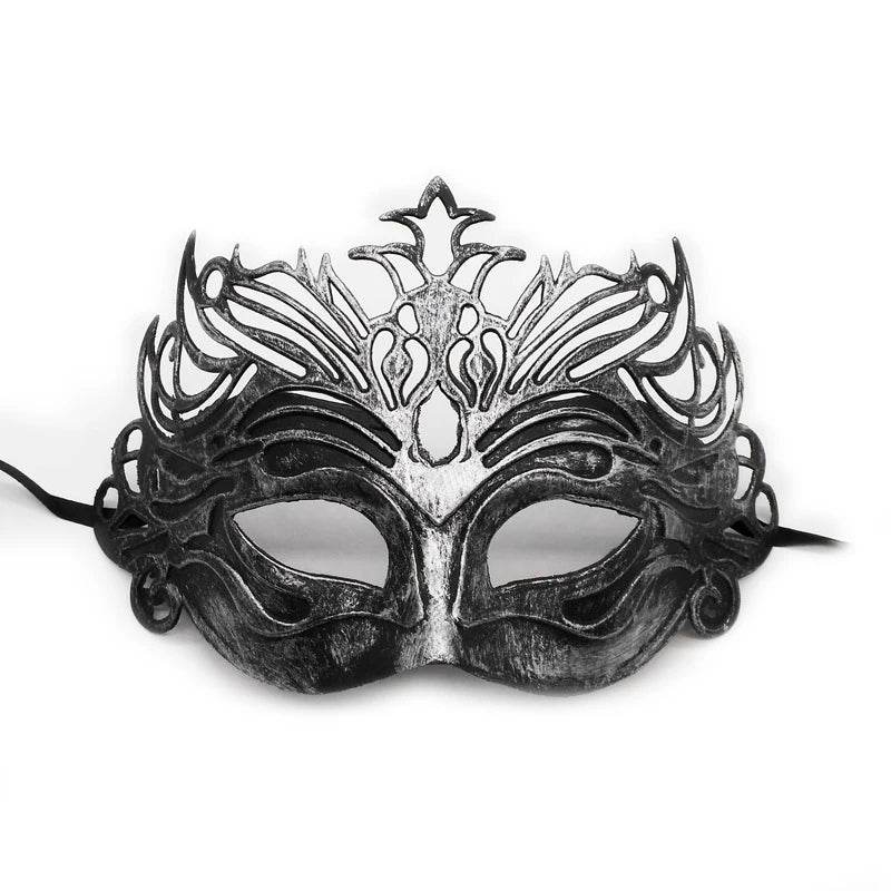 Premium Masquerade Mask Antique Copper Half Face For Women - ToylandEU