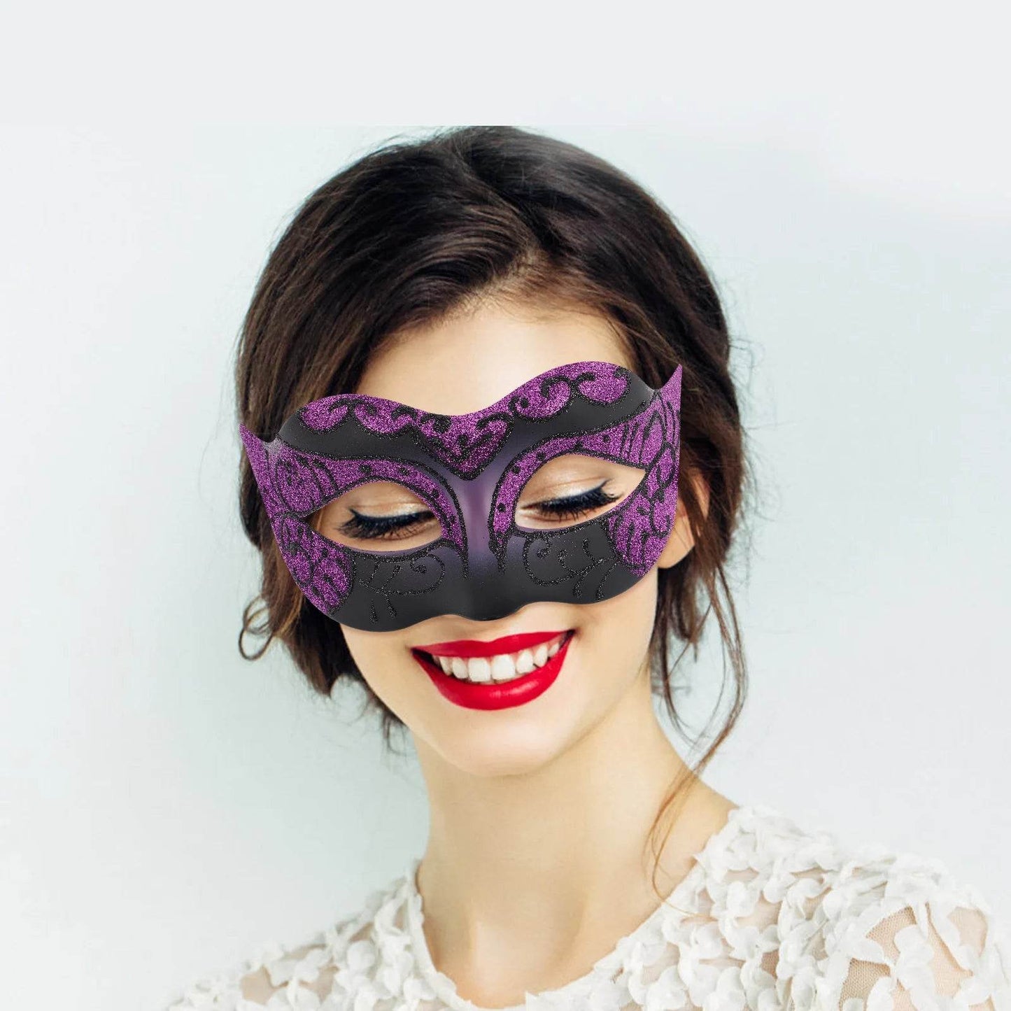 Premium Masquerade Mask Venetian Half Face For Women - ToylandEU