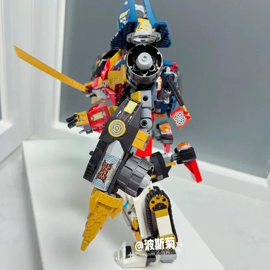 Premium Mecha Building Block Set 4 In 1 Aircraft Tank Robot For Boys Aged 6 To 12 - ToylandEU