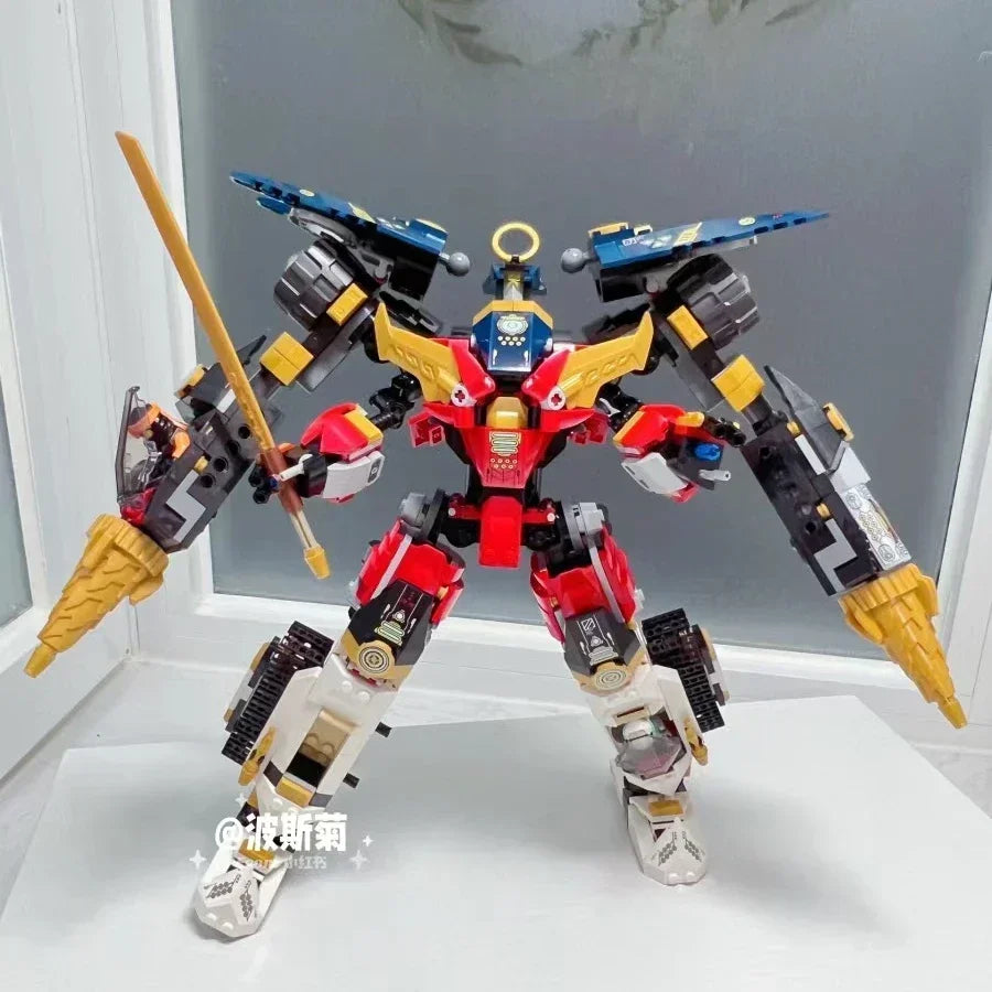 Premium Mecha Building Block Set 4 In 1 Aircraft Tank Robot For Boys Aged 6 To 12 - ToylandEU