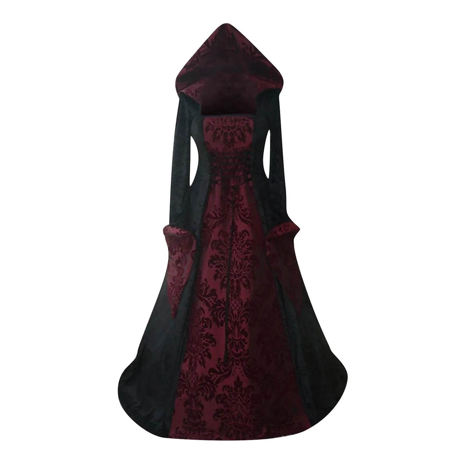 Premium Medieval Witch Costume Plus Size For Adult Women - ToylandEU