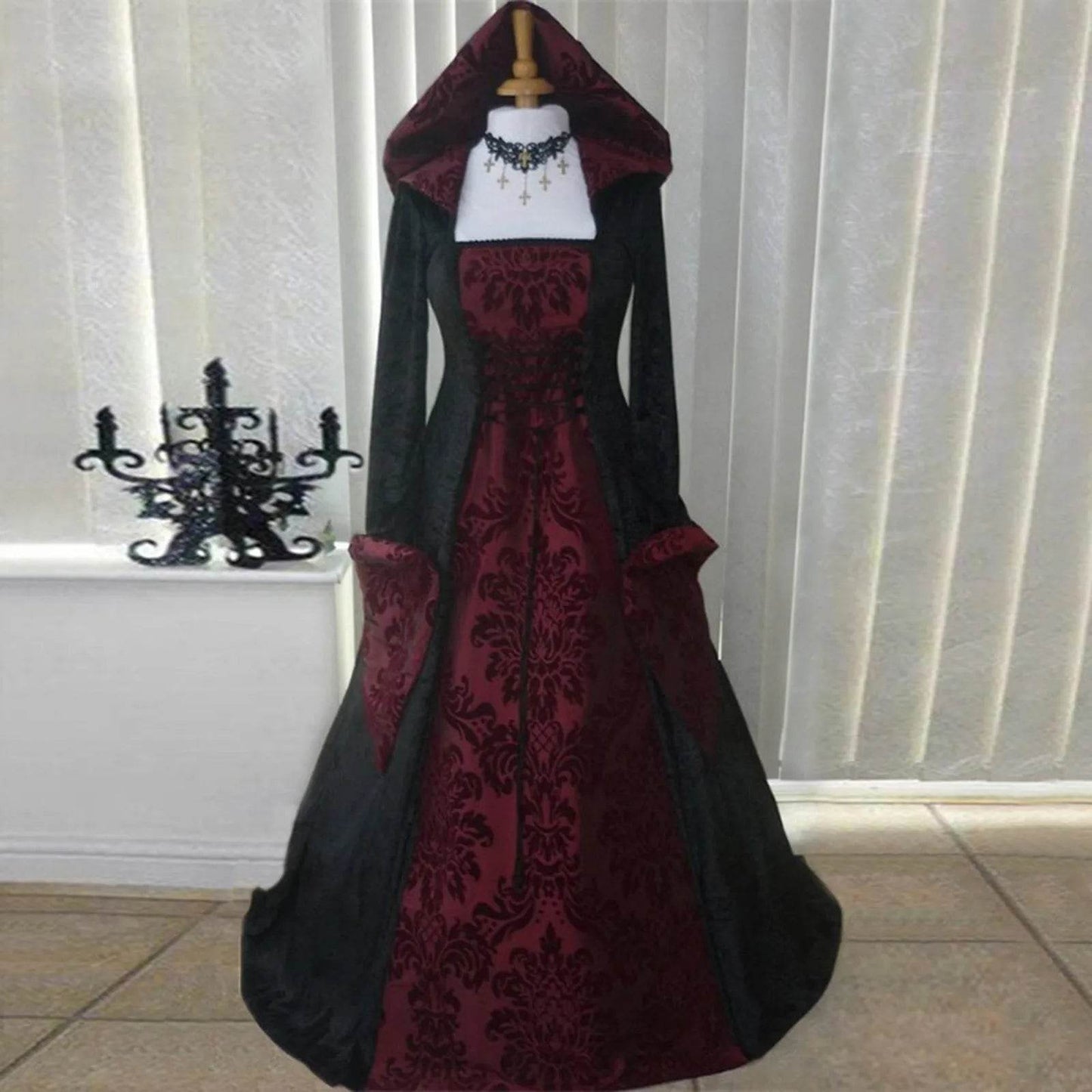 Premium Medieval Witch Costume Plus Size For Adult Women - ToylandEU