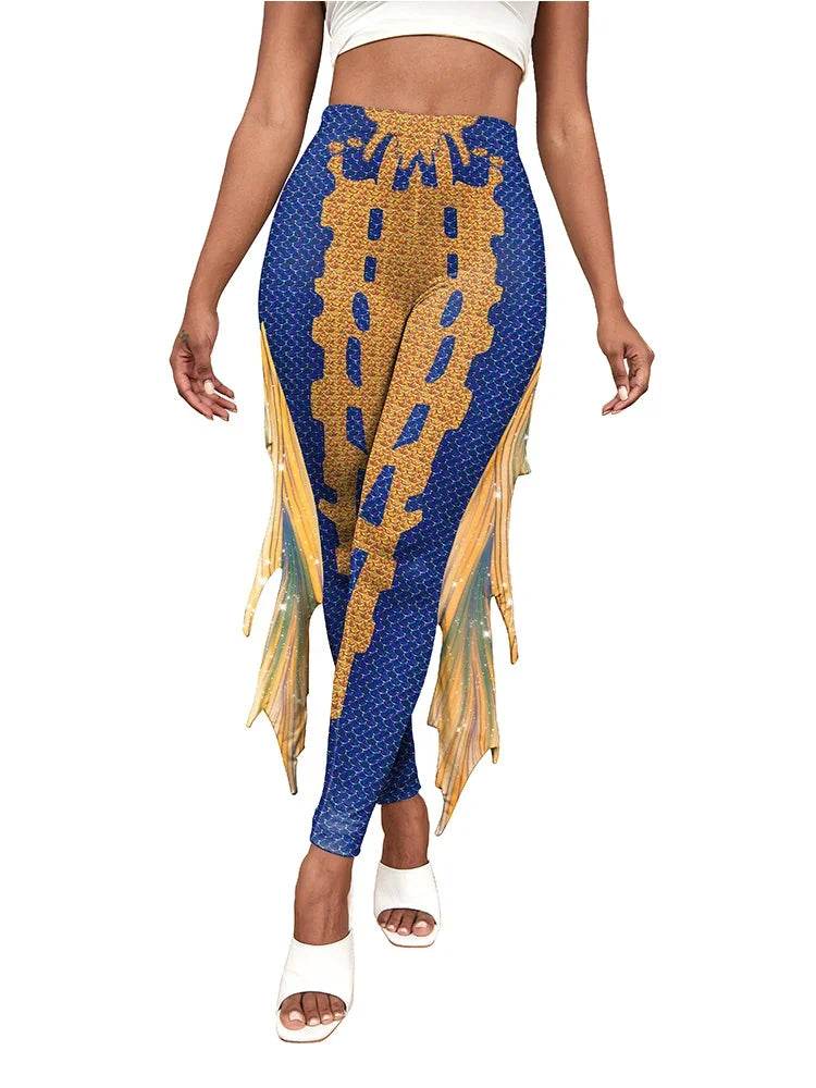 Premium Mermaid Leggings Fish Scale Pattern For Women - ToylandEU