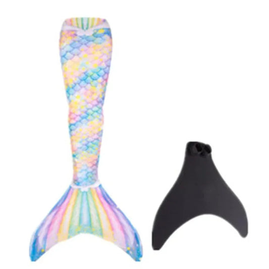 Premium Mermaid Tail Costume For Kids Featuring Monofin - ToylandEU