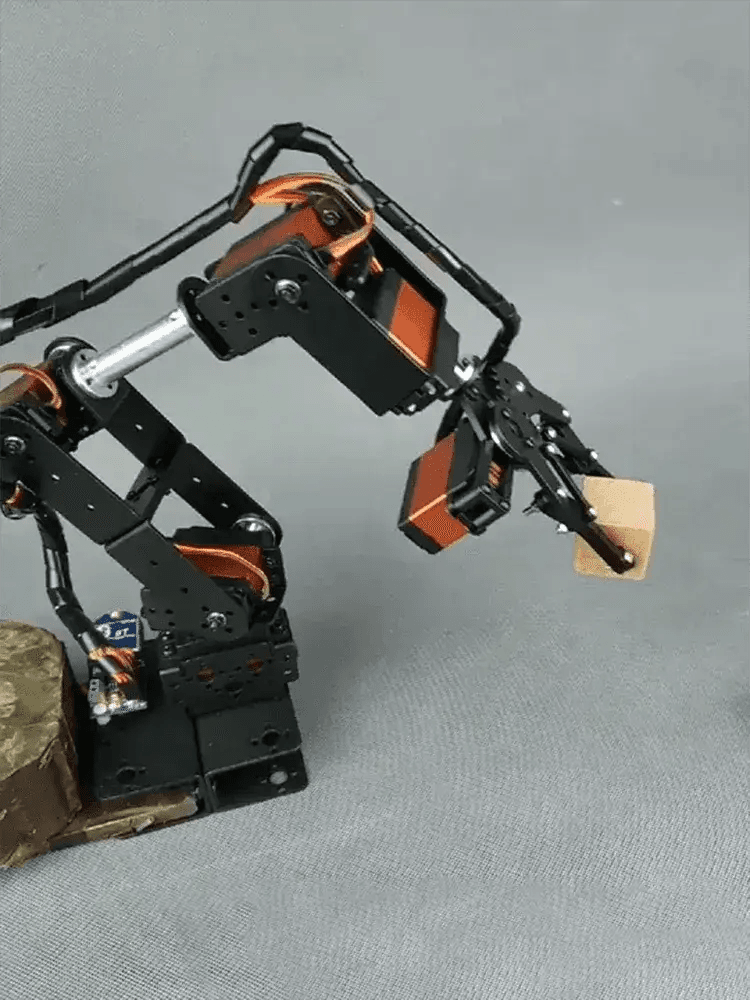 Premium Metal Alloy Robot Arm Kit with Programmable Claw for Educational Robotics and DIY Projects - ToylandEU