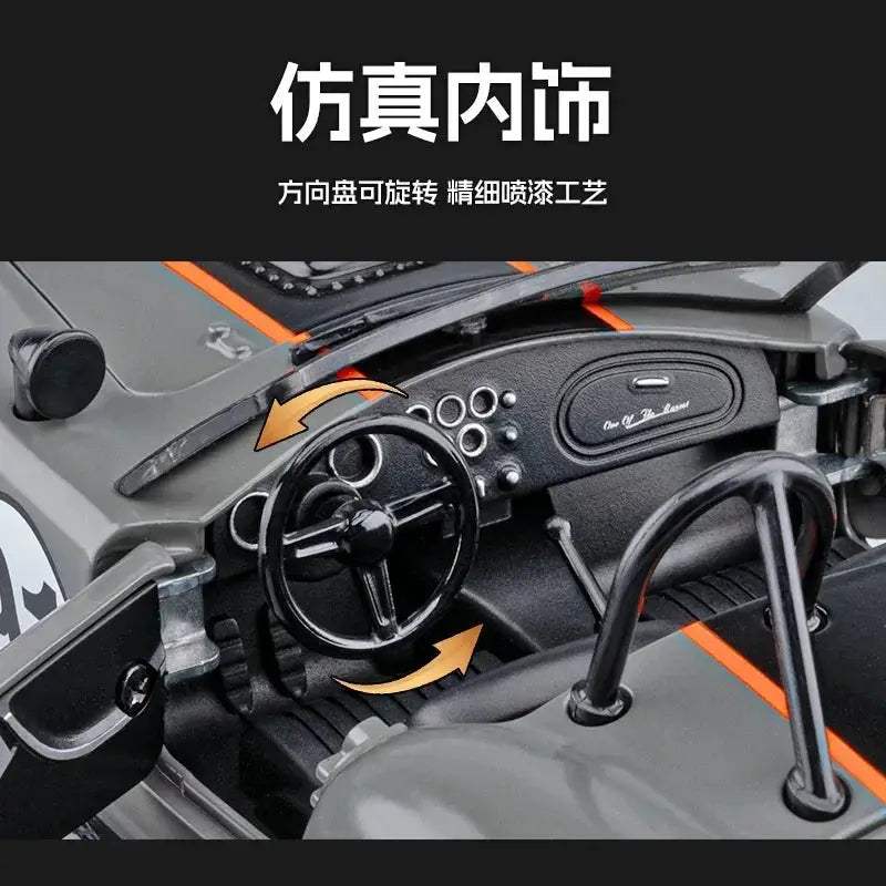 Premium Metal Diecast 1:22 Ford Shelby Cobra Desktop Display - ToylandEU