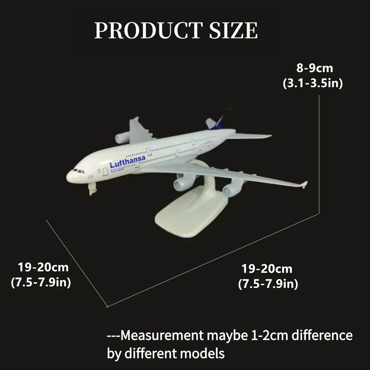 Premium Metal Diecast Aircraft Model High Detail Collectors - ToylandEU