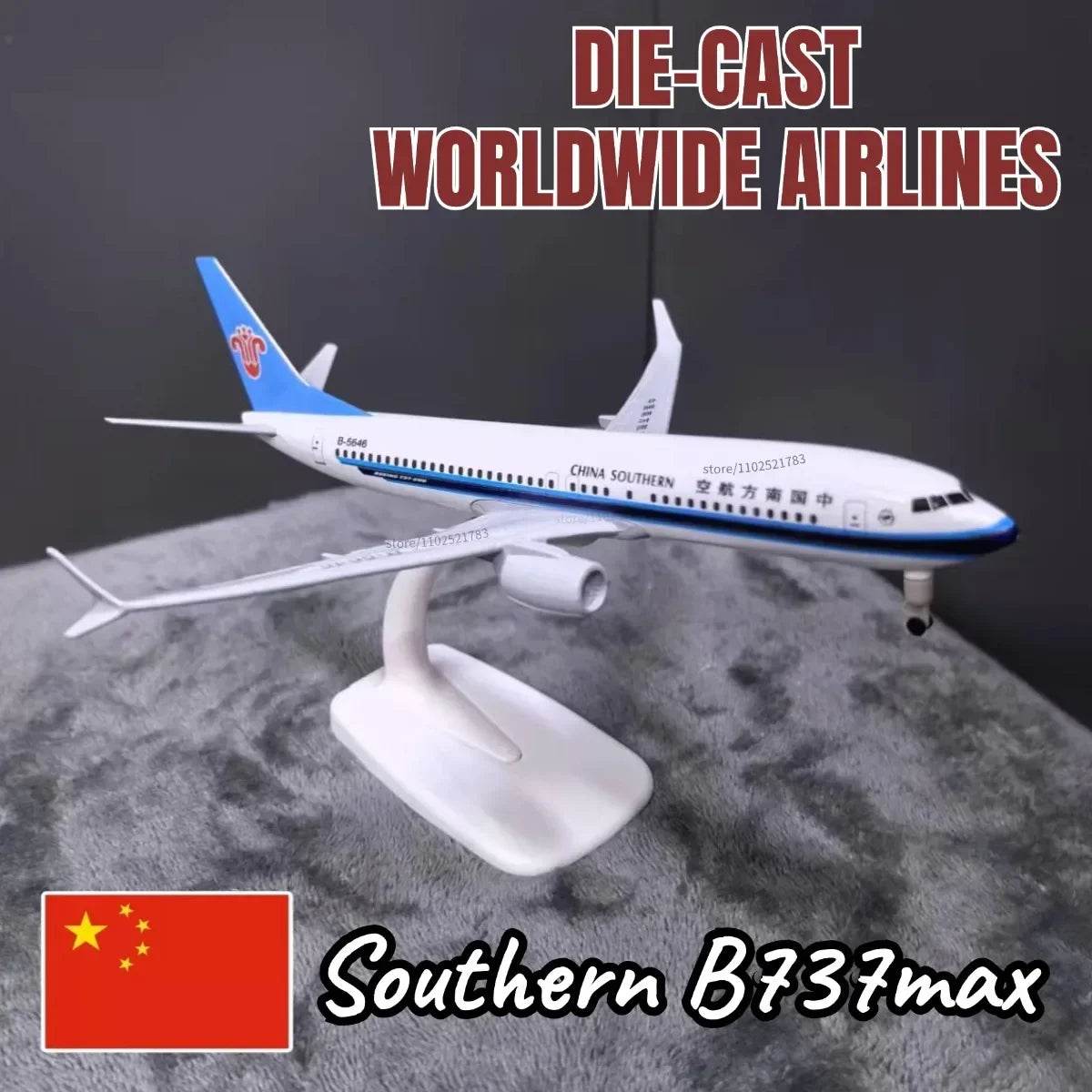 Premium Metal Diecast Aircraft Model High Detail Collectors - ToylandEU