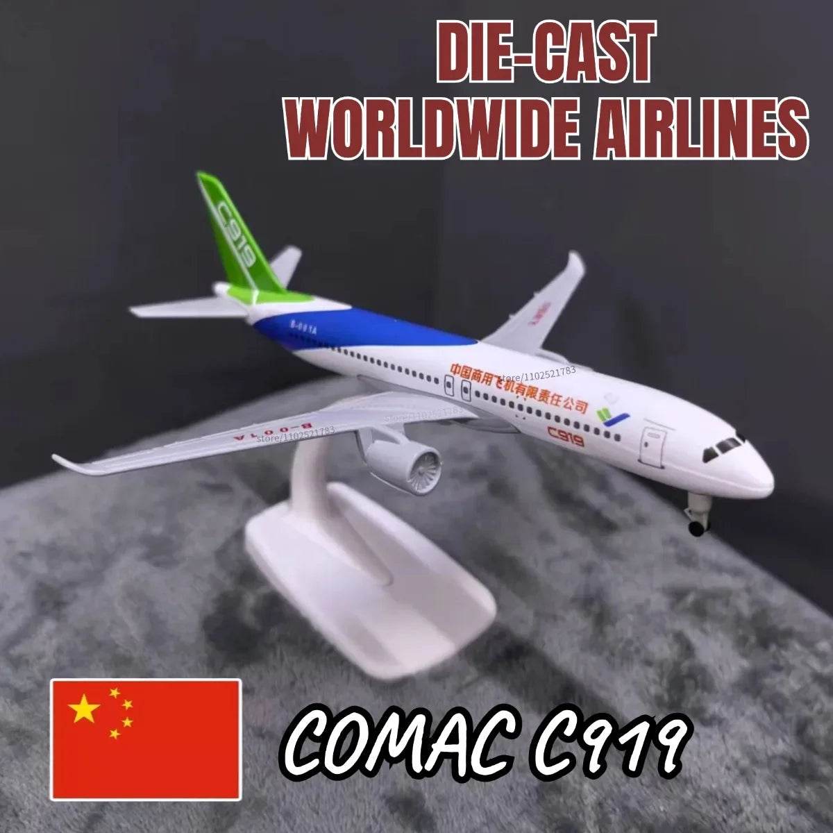 Premium Metal Diecast Aircraft Model High Detail Collectors - ToylandEU