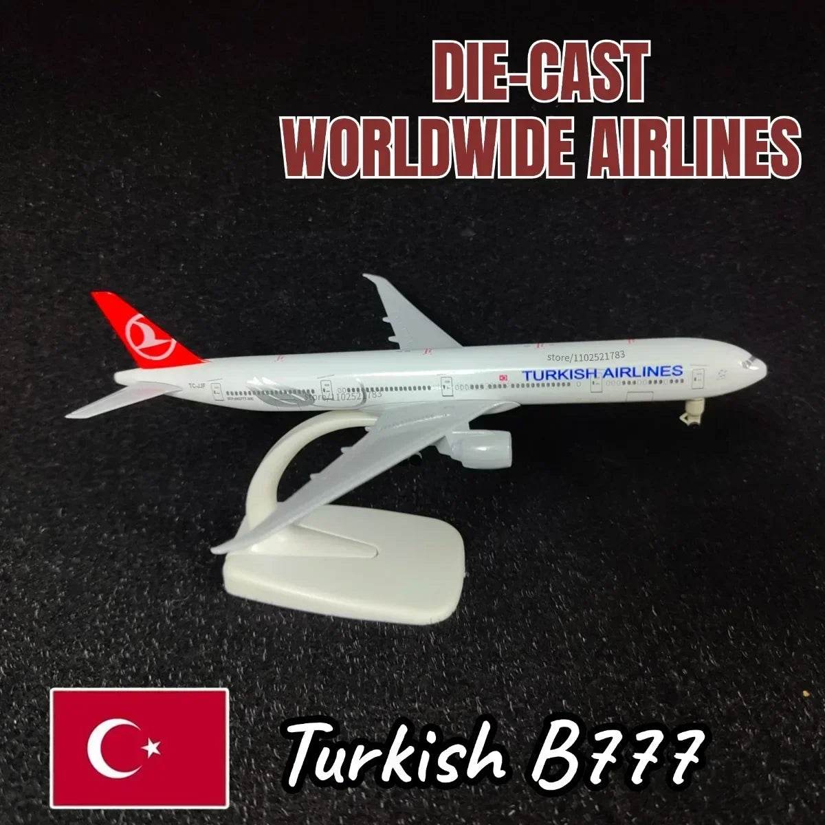 Premium Metal Diecast Aircraft Model High Detail Collectors - ToylandEU