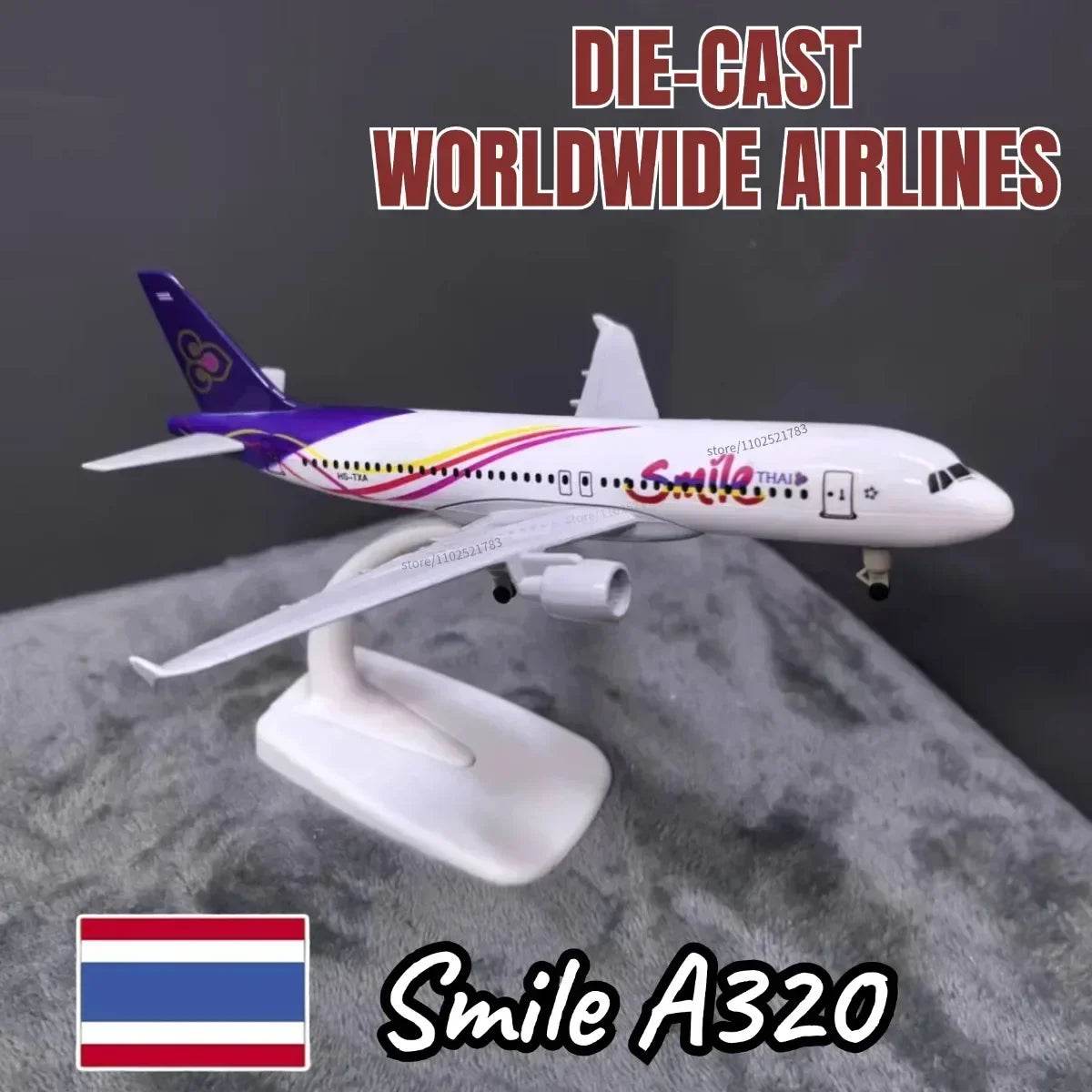 Premium Metal Diecast Aircraft Model High Detail Collectors - ToylandEU