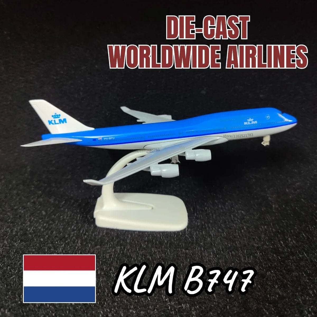 Premium Metal Diecast Aircraft Model High Detail Collectors - ToylandEU