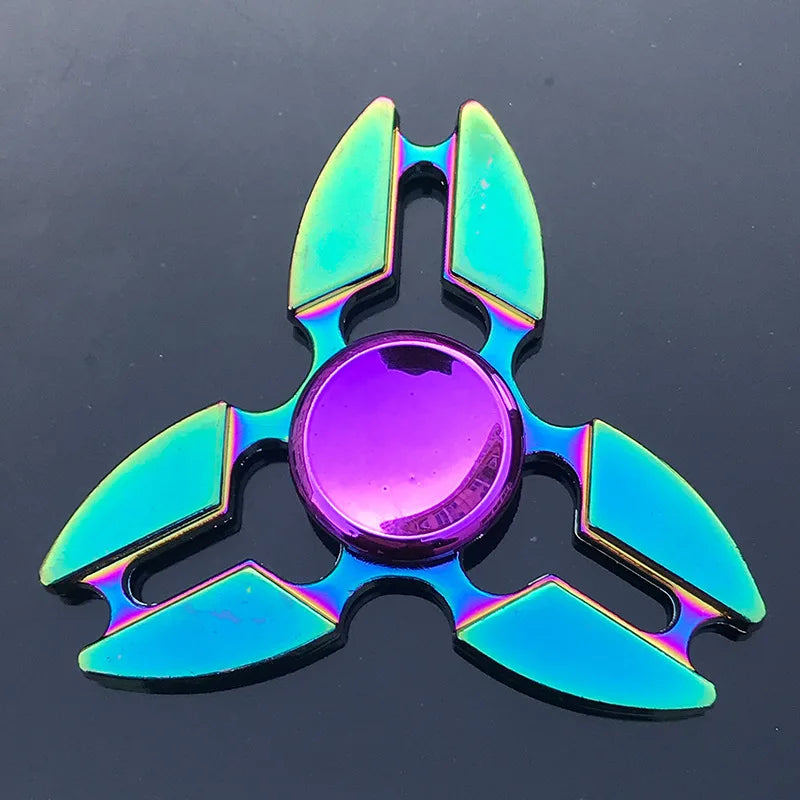 Premium Metal Fidget Spinner Colorful 21 Styles EDC Desk Gyroscope Toys Gift For Adults And Kids - ToylandEU