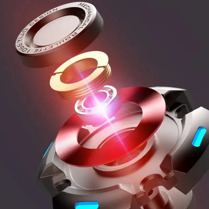 Premium Metal Fidget Spinners Luminous Light For Adults And Kids Stress Relief ADHD - ToylandEU