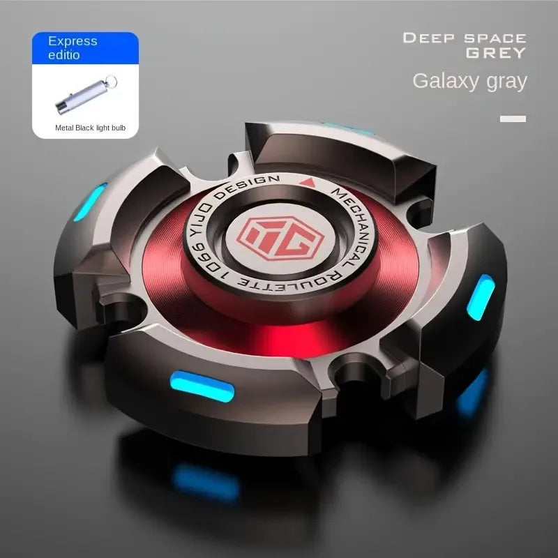Premium Metal Fidget Spinners Luminous Light For Adults And Kids Stress Relief ADHD - ToylandEU