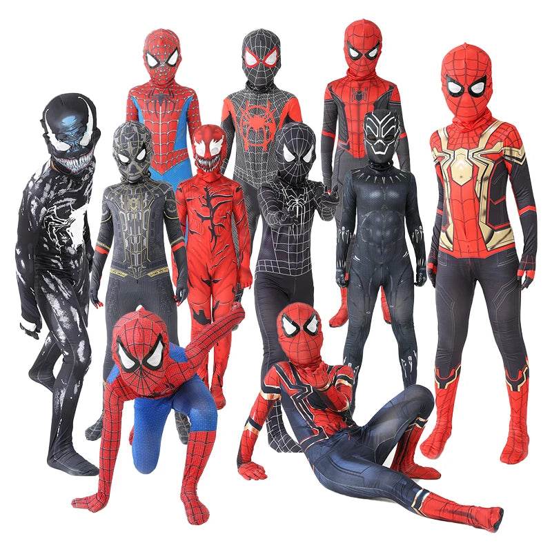 Premium Miles Morales Spiderman Costume Zentai For Kids - ToylandEU