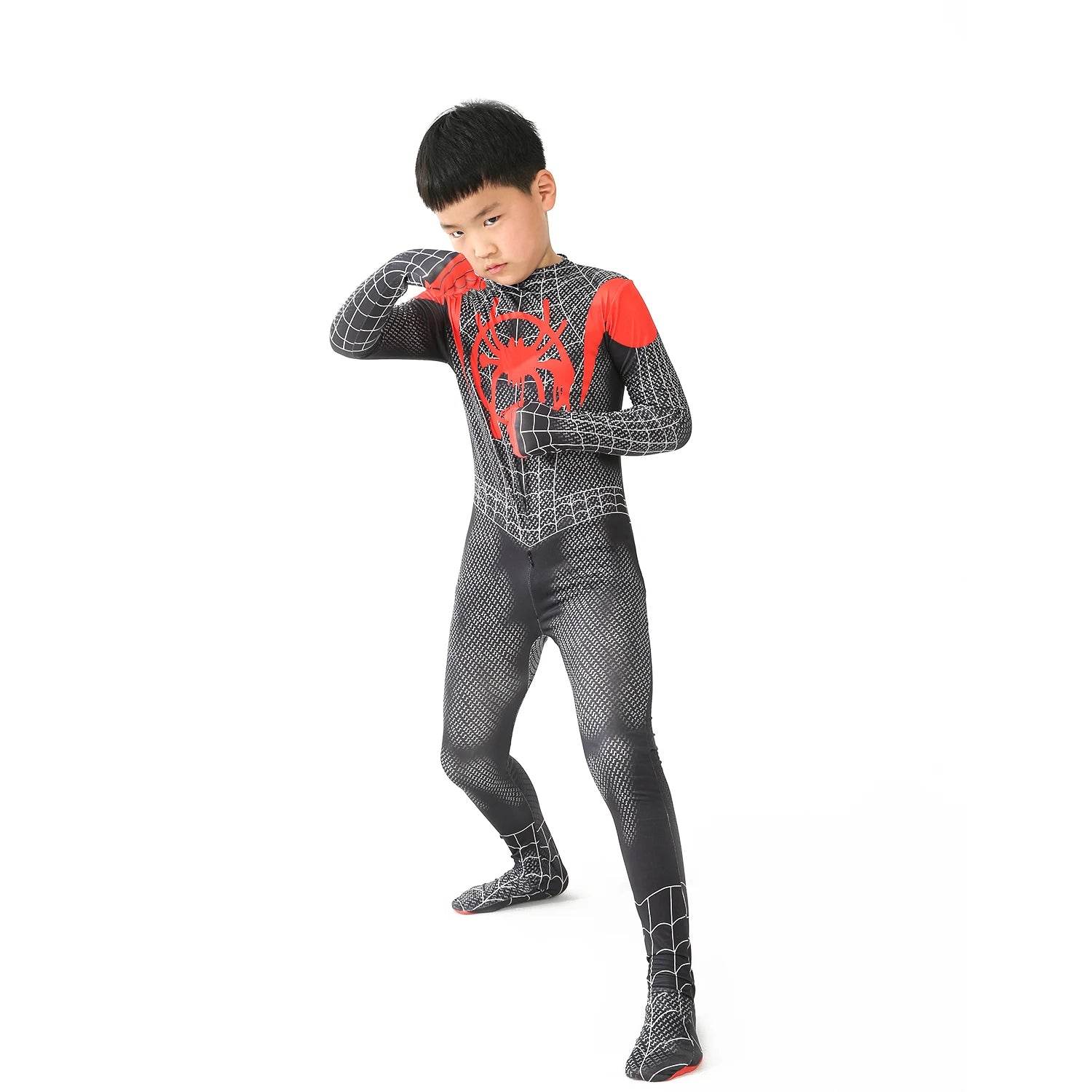 Premium Miles Morales Spiderman Costume Zentai For Kids - ToylandEU