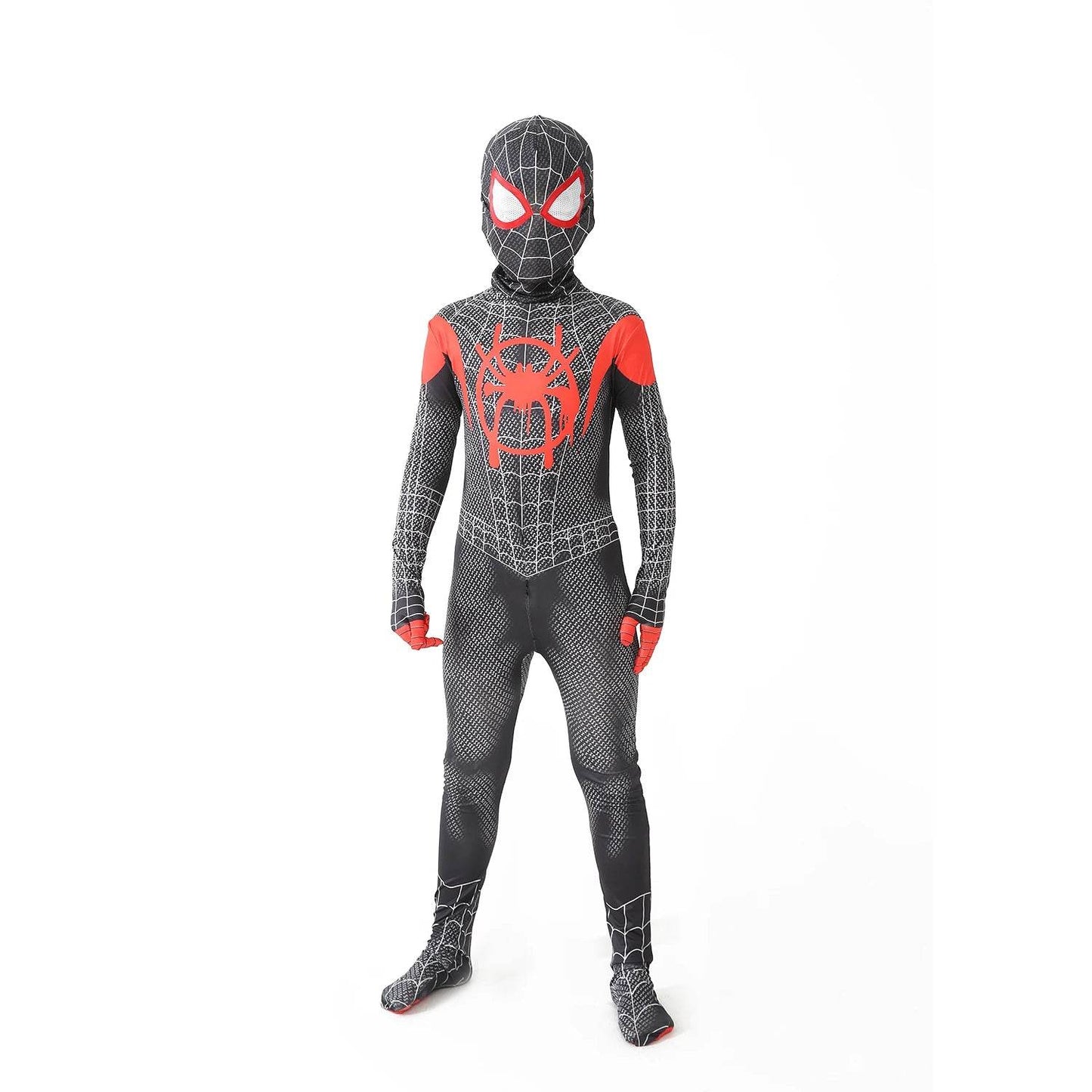 Premium Miles Morales Spiderman Costume Zentai For Kids - ToylandEU